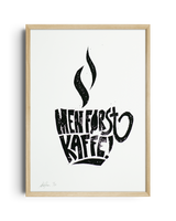 Men først kaffe – Linoleumstryk