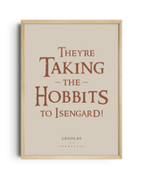 They are taking the Hobbits to Isengard